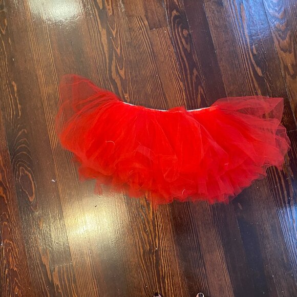 Red Cupid Valentines Day Costume Accessories and skirt - Picture 5 of 5
